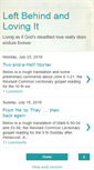 Mobile Screenshot of leftbehindandlovingit.blogspot.com