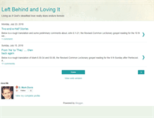 Tablet Screenshot of leftbehindandlovingit.blogspot.com