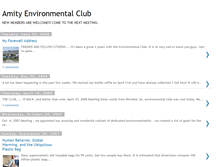 Tablet Screenshot of amityenvironmentalclub.blogspot.com