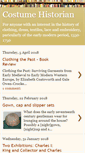 Mobile Screenshot of costumehistorian.blogspot.com