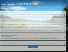 Tablet Screenshot of keeplookingupfreegas.blogspot.com