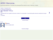 Tablet Screenshot of glencourse.blogspot.com