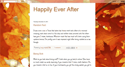 Desktop Screenshot of happilyeverafteragain.blogspot.com