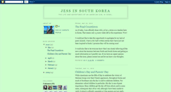 Desktop Screenshot of jessinsouthkorea.blogspot.com