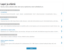 Tablet Screenshot of lapsijaelama.blogspot.com