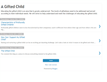 Tablet Screenshot of agiftedchild.blogspot.com