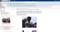 Desktop Screenshot of colegiojoseferreirademello.blogspot.com