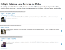 Tablet Screenshot of colegiojoseferreirademello.blogspot.com