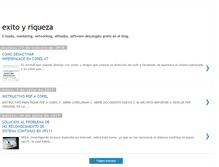 Tablet Screenshot of exitosyriqueza.blogspot.com