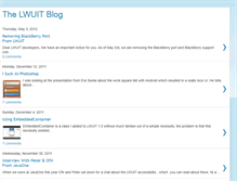 Tablet Screenshot of lwuit.blogspot.com