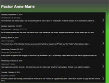 Tablet Screenshot of pastoranne-marie.blogspot.com