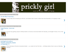 Tablet Screenshot of pricklygirl.blogspot.com