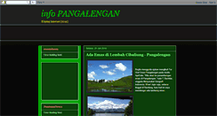 Desktop Screenshot of infopangalengan.blogspot.com