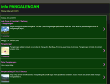 Tablet Screenshot of infopangalengan.blogspot.com