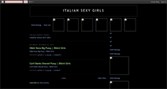 Desktop Screenshot of italian-sexy-girls-hot.blogspot.com