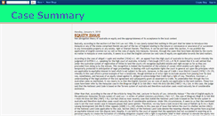 Desktop Screenshot of casessummary.blogspot.com