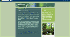 Desktop Screenshot of kristen-rainforests.blogspot.com