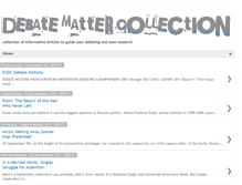 Tablet Screenshot of debate-matter.blogspot.com