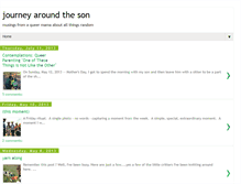 Tablet Screenshot of journeyaroundtheson.blogspot.com