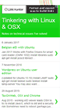 Mobile Screenshot of linux-tinkering.blogspot.com