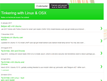 Tablet Screenshot of linux-tinkering.blogspot.com