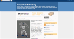Desktop Screenshot of martialartspublishingltd.blogspot.com