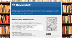Desktop Screenshot of 12docentes.blogspot.com