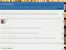 Tablet Screenshot of 12docentes.blogspot.com