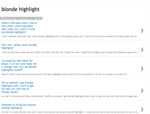 Tablet Screenshot of blonde-highlight.blogspot.com