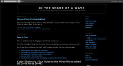 Desktop Screenshot of intheshadeofawave.blogspot.com