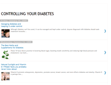 Tablet Screenshot of diabet-control.blogspot.com