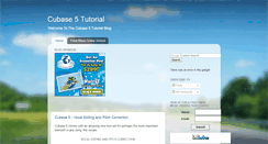 Desktop Screenshot of cubase5tutorial.blogspot.com