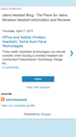 Mobile Screenshot of jabraheadsets.blogspot.com