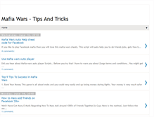Tablet Screenshot of mafiawarsonlinecheats.blogspot.com