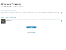 Tablet Screenshot of minntreasures.blogspot.com