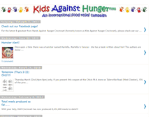 Tablet Screenshot of kidsagainsthunger-cincinnati.blogspot.com
