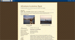 Desktop Screenshot of egyptianadventure.blogspot.com