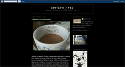 Desktop Screenshot of epitaph1987.blogspot.com