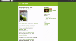 Desktop Screenshot of ifiamright.blogspot.com