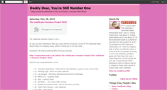 Desktop Screenshot of daddydearyourestillnumberone.blogspot.com