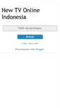 Mobile Screenshot of newtvonlineindonesia.blogspot.com
