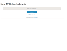 Tablet Screenshot of newtvonlineindonesia.blogspot.com