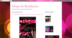 Desktop Screenshot of mujerdebendicion.blogspot.com