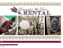 Tablet Screenshot of lavenderandlacerental.blogspot.com