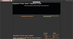 Desktop Screenshot of hayatiminfirsati.blogspot.com