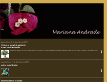 Tablet Screenshot of marianaandrade060.blogspot.com