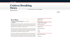 Desktop Screenshot of craiovanews.blogspot.com