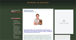 Desktop Screenshot of patinhas-ao-relento.blogspot.com