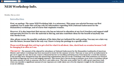 Desktop Screenshot of nehworkshops.blogspot.com