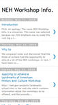 Mobile Screenshot of nehworkshops.blogspot.com
